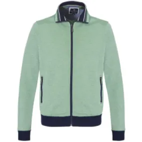 Cardigan Baileys con zip mini pois Verde