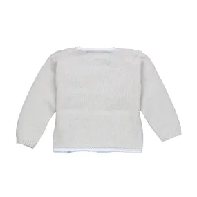 Cardigan Cerimonia Bianco Bimbo Bebè