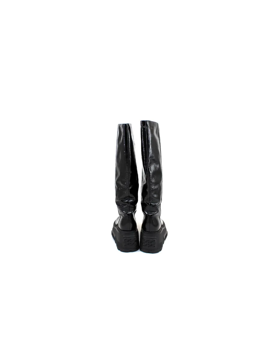 Casadei Stivali Vernis Nera