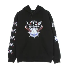 Felpa Leggera Cappuccio Uomo Steel Hoodie Black