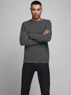 MAGLIE Uomo JACK&JONES 12157321 HILL DARK GRAY MELANGE