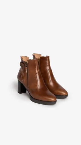 Nero Giardini I205025D Tronchetti donna in pelle cuoio