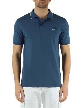 Polo in cotone piquet con ricamo logo