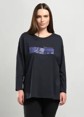 ROSA THEA  T-shirt in puro cotone donna curvy