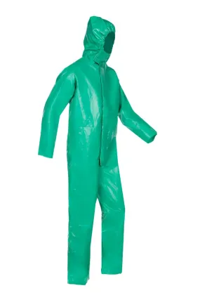 Tuta da lavoro Sioen Unisex tg. 4XL, in Poliestere rivestito in PVC, col. Verde